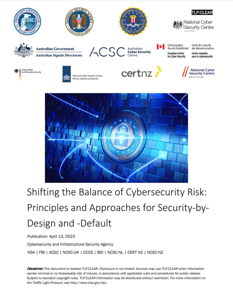 CISA Releases "Security-by-Design And -Default" Guide - Cyber Crate